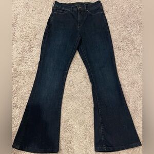 BANANA REPUBLIC PETITE HIGH RISE FLARE JEANS